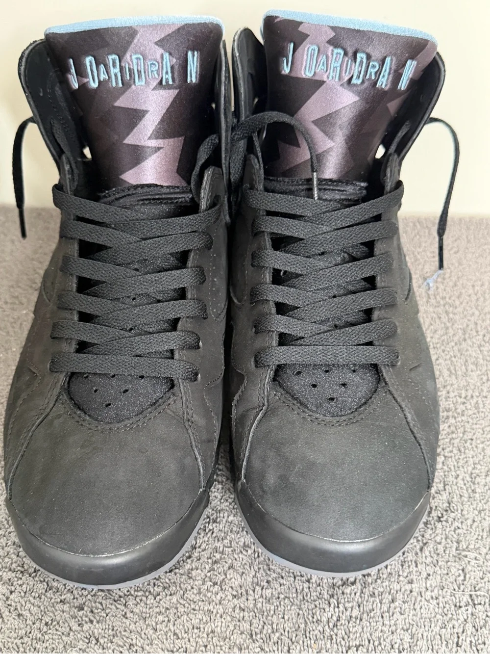 Air Jordan 7 Retro Chambray 2023 Black Blue Men’s size 11 #CU9307-004